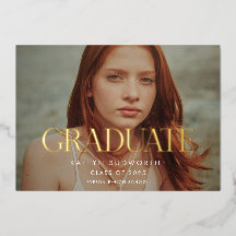 Simples elegante e sofisticado Graduação Foto Dour