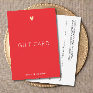 Simples Elegante Vermelho Branco Dourado Beleza