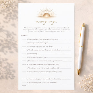 Simples Enquete do Jogo de Chuveiro Neutro do Sol 