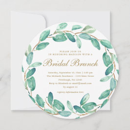 Simples Eucalyptus Deixa O Convite Bridal Brunch