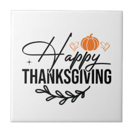 Simples Feliz Ação de Graças Pumpkin