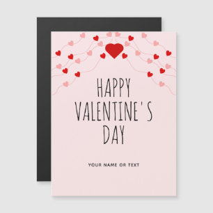 Simples Feliz Dia dos Namorados Corações Vermelhas