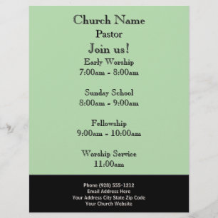 Simples Folheto Verde, Junte-Se Aos Serviços