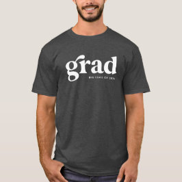 Simples graduação retro em branco negrito