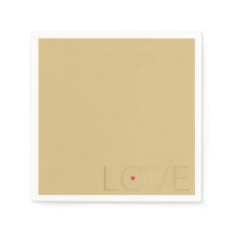 Simples Guardanapos de Papel LOVE Minimalista Mode