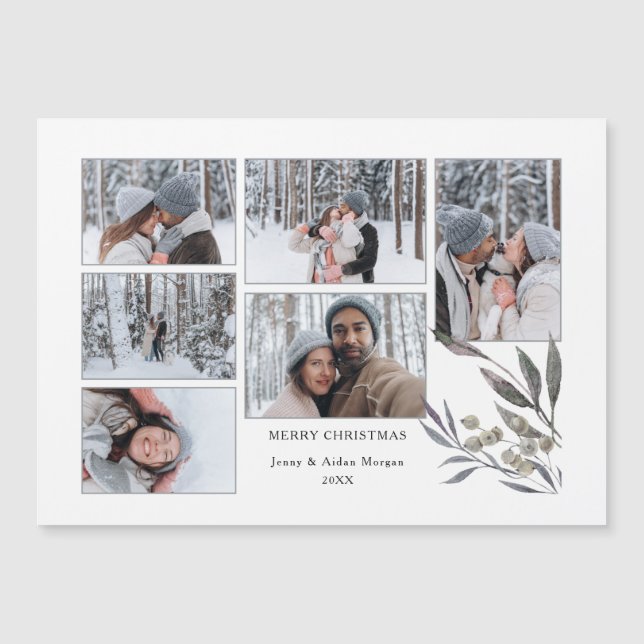 Simples Holiday Watercolor Greenery 6-Foto (Frente)