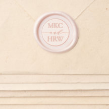 Simples iniciais elegantes casamento personalizado