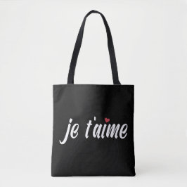 Simples Je T'aime Eu Te Amo Namorados | Bolsa Tote
