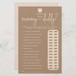 Simples jogo de Chá de fraldas de urso moderno min