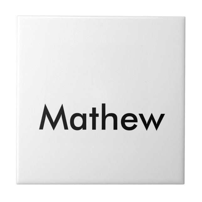 simples letra inicial monograma adicione seu nome  (Frente)