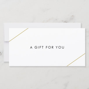 Simples Linhas Douradas Certificado de Oferta Empr