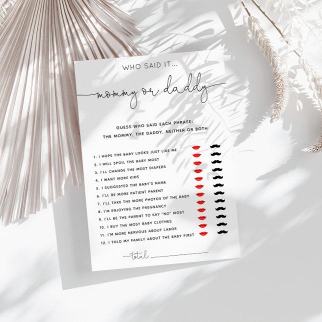 Simples Mamãe de Caligrafia Negra ou Jogo de Pai (Criador carregado)