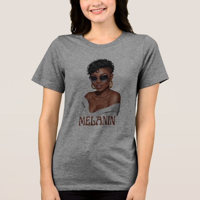 Simples melanina história negra da moda (Frente)