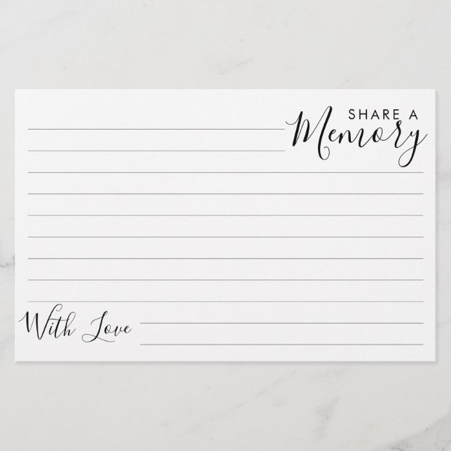 Simples Memorial Funeral Moderno Compartilha um Ca (Frente)