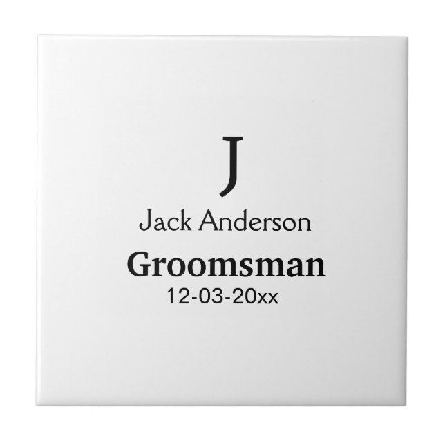 SIMPLES MINIMAL adicionar seu nome padrinho de cas (Frente)