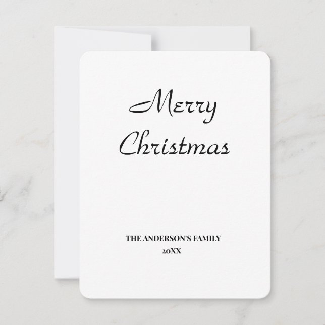 simples minimal adicione seu texto natal personali (Frente)