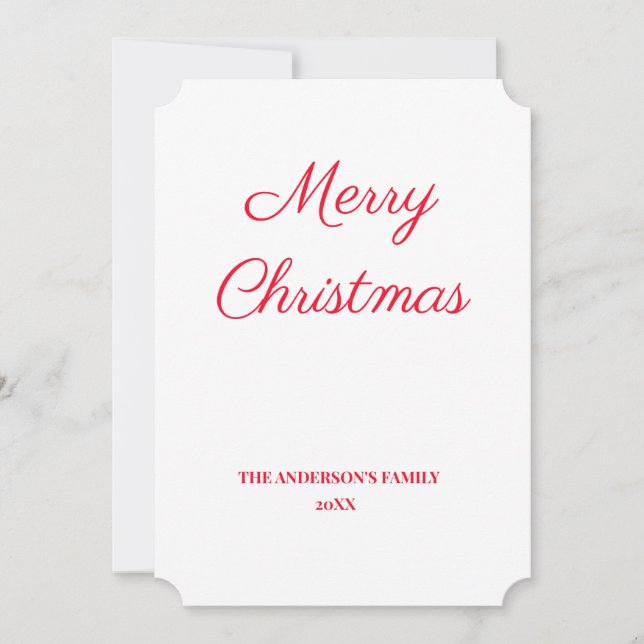 simples minimal adicione seu texto natal personali (Frente)