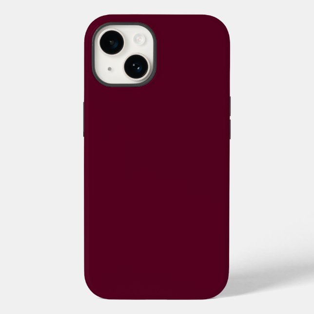 Simples minimalista Maroon (Verso)