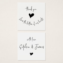 Simples Moderno Obrigado Cartaz de Casal