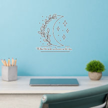 Simples MOON e STARS Wall Decal