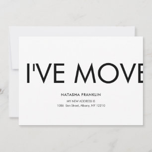 Simples, movi um novo anúncio de endereço