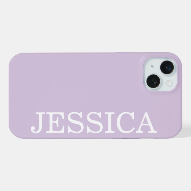 SIMPLES NOME PERSONALIZADO MODERNO RÓSEO CLARO (Verso Horizontal)