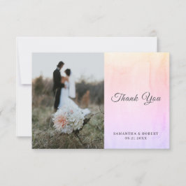 Simples Obrigado Roteiro Cartões Horizontais De Ca