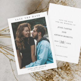 Simples Orçamento Foto Casamento Salvar a Data