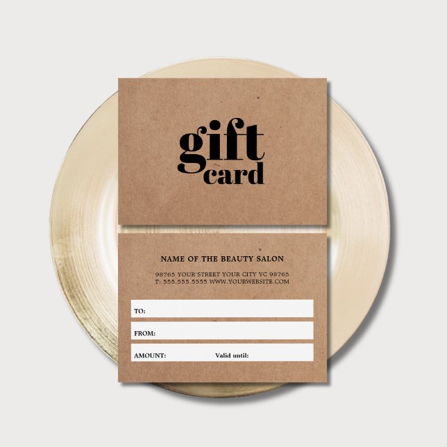 Simples riscas brancas de beleza Kraft impressa (Criador carregado)