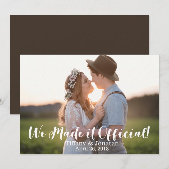 Simples Russo Fizemos o Anúncio Oficial (Frente/Verso)