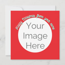 simples sua imagem aqui foto feliz cartão de Natal