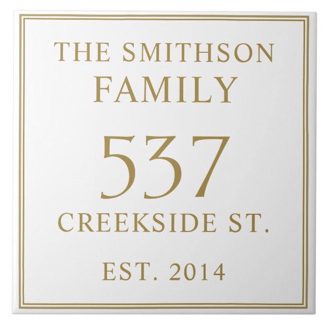 Simples White Date Estabelecida Endereço House Pla (Frente)