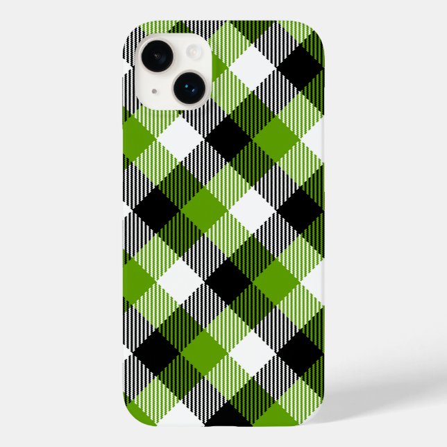 Simples Xadrezes Tartan Neon Green (Verso)