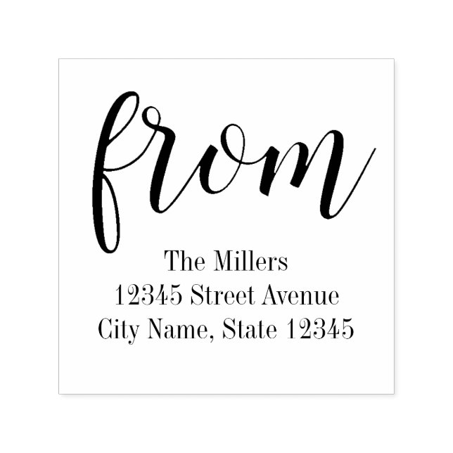 Simplesmente Do Carimbo De Borracha Personalizado (Design)