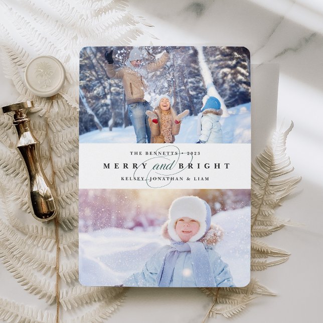 Simplesmente Feliz | Cartão de férias para duas fo (Criador carregado)