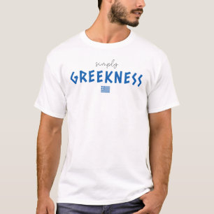 Simplesmente Gregarismo Camiseta Masculina Grécia