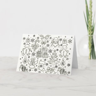 Simplesmente Natal com um cartão de boas-vindas.