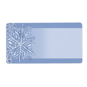 Simplesmente os flocos de neve anulam etiquetas de