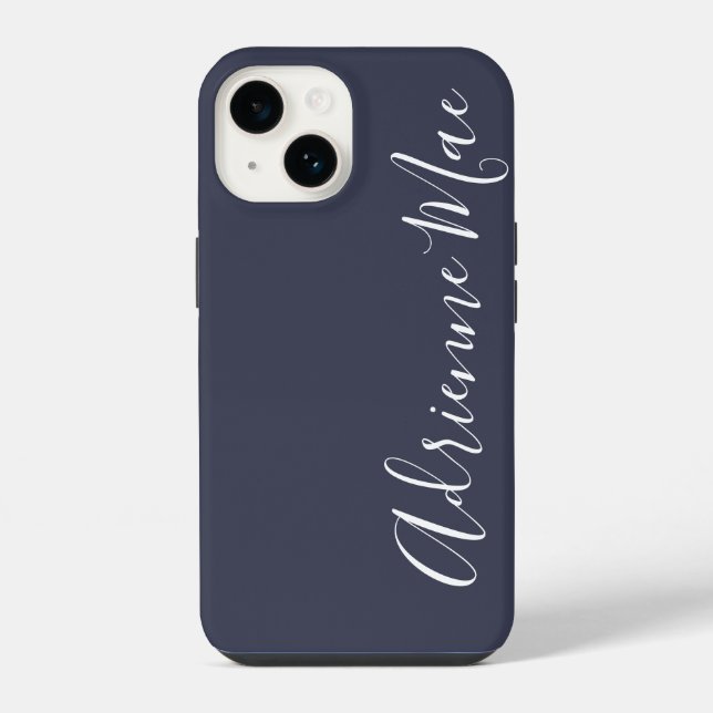Simplesmente Personalizado Azul Marinho (Verso)