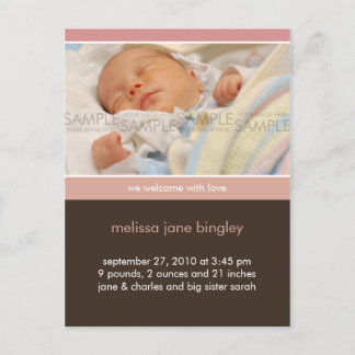 Simplesmente Você Rosa/Marrom • Anúncio de Bebê