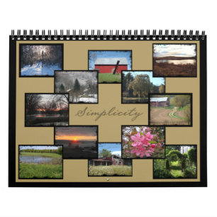 Simplicidade - Calendário Fotográfico