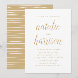 Simplicidade | Convite de Casamento