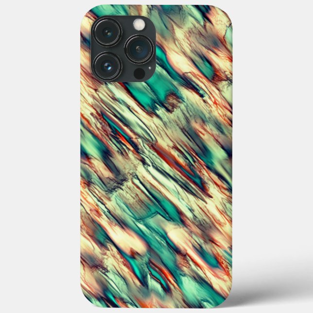 Simulando rocha ou estalagmite em verde à sepia (Verso)