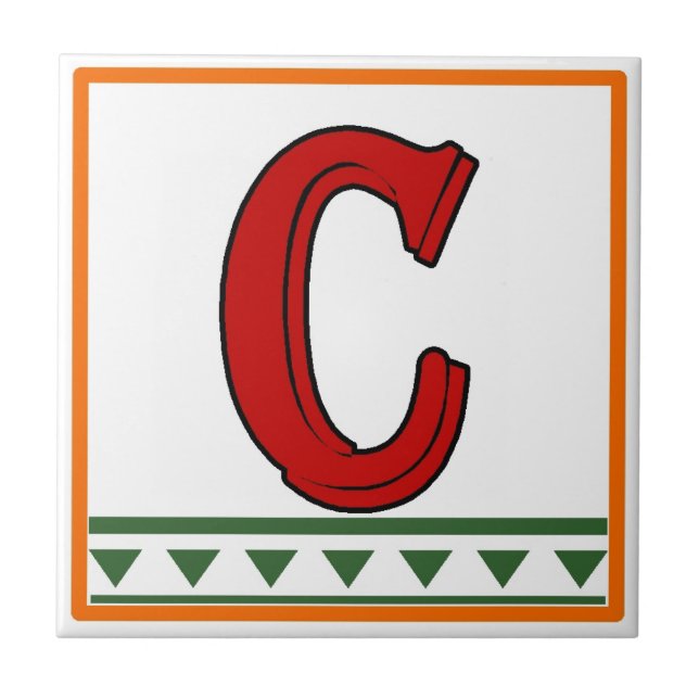 Sinais da Casa Vermelha Italiana com Letras e Núme (Frente)