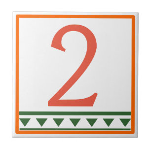 Sinais da Casa Vermelha Italiana com Letras e Núme