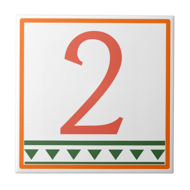 Sinais da Casa Vermelha Italiana com Letras e Núme (Frente)