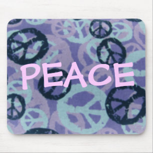 Sinais da Paz-Dizer-Paz/olhar Mousepad de Camo