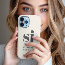 Sinais de creme monograma