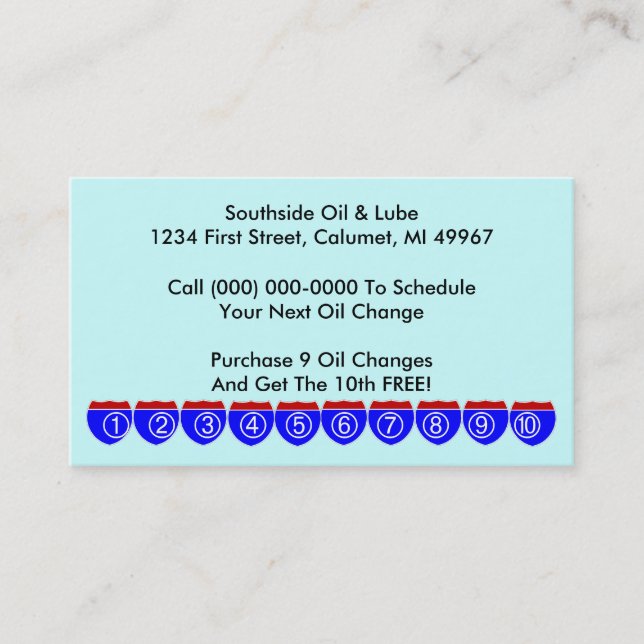 Sinais de estrada retros do negócio dos cartões de (Frente)