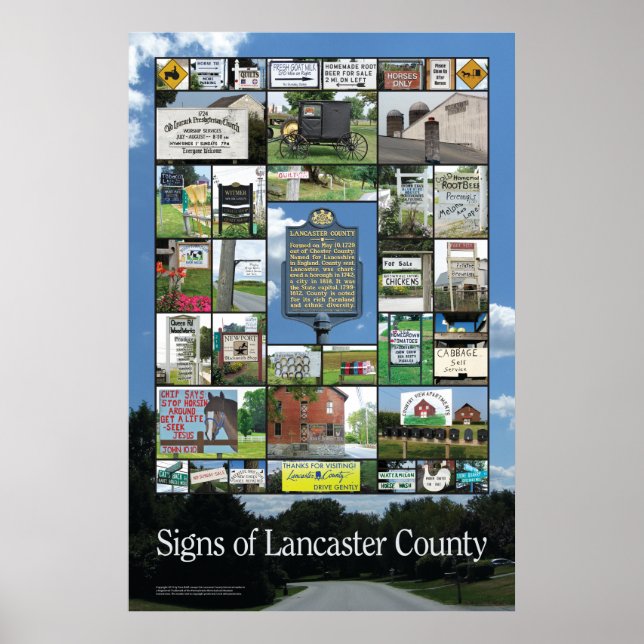 Sinais de Lancaster County Poster (Frente)